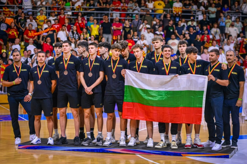Евробаскет 2024 за юноши U18, Дивизия B: Награждаване на България, 04.08.2024 / сн. ФИБА