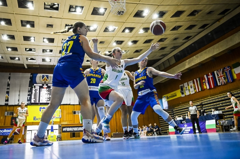 Европейско първенство за девойки U18, Дивизия B (7/8 място): България - Румъния, 07.08.2022 / сн. ФИБА